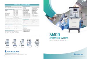 S6100 Anesthesia System